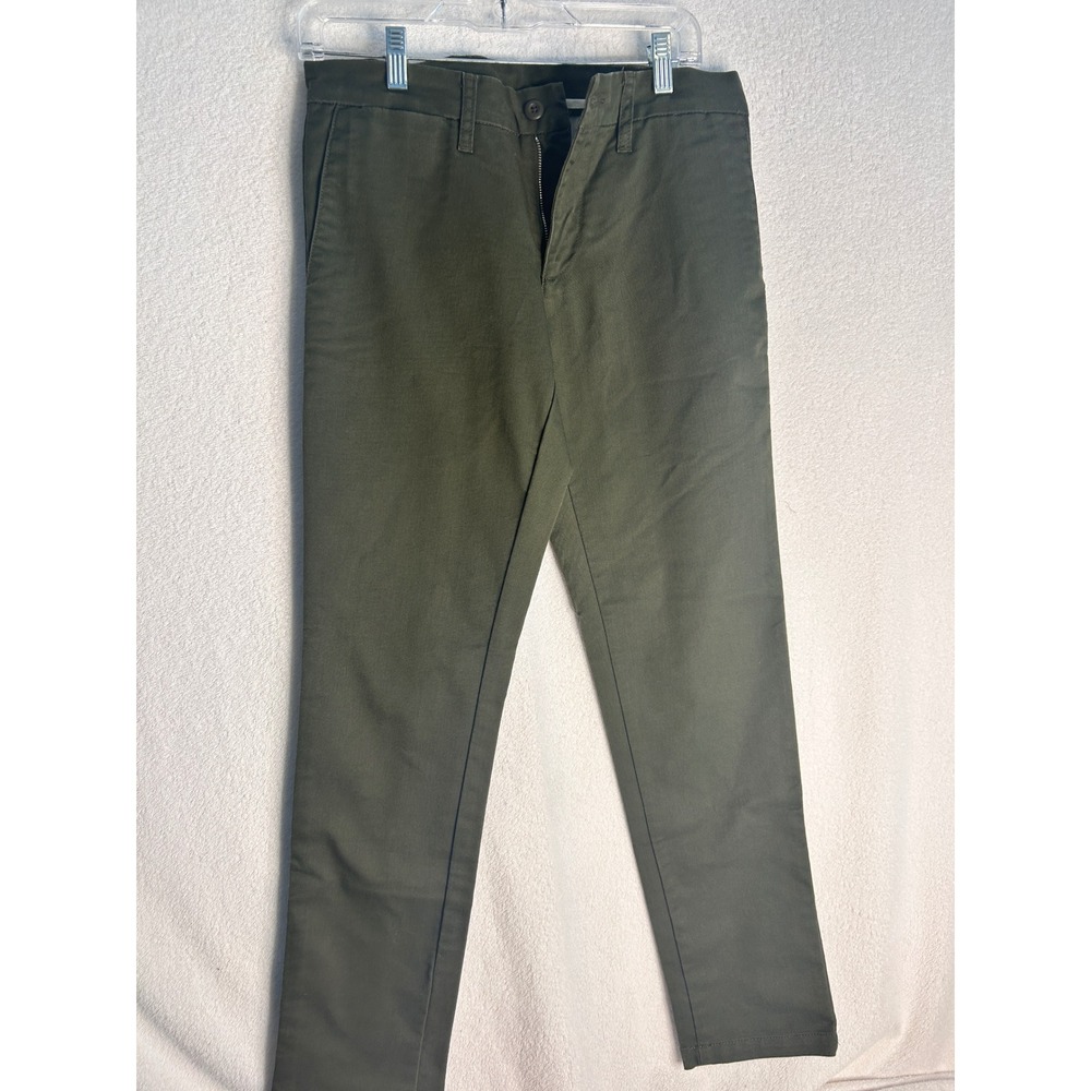 Carhartt WIP Sid Pant Mens 30x30 Olive Green Cypress Slim Tapered Chino Trousers